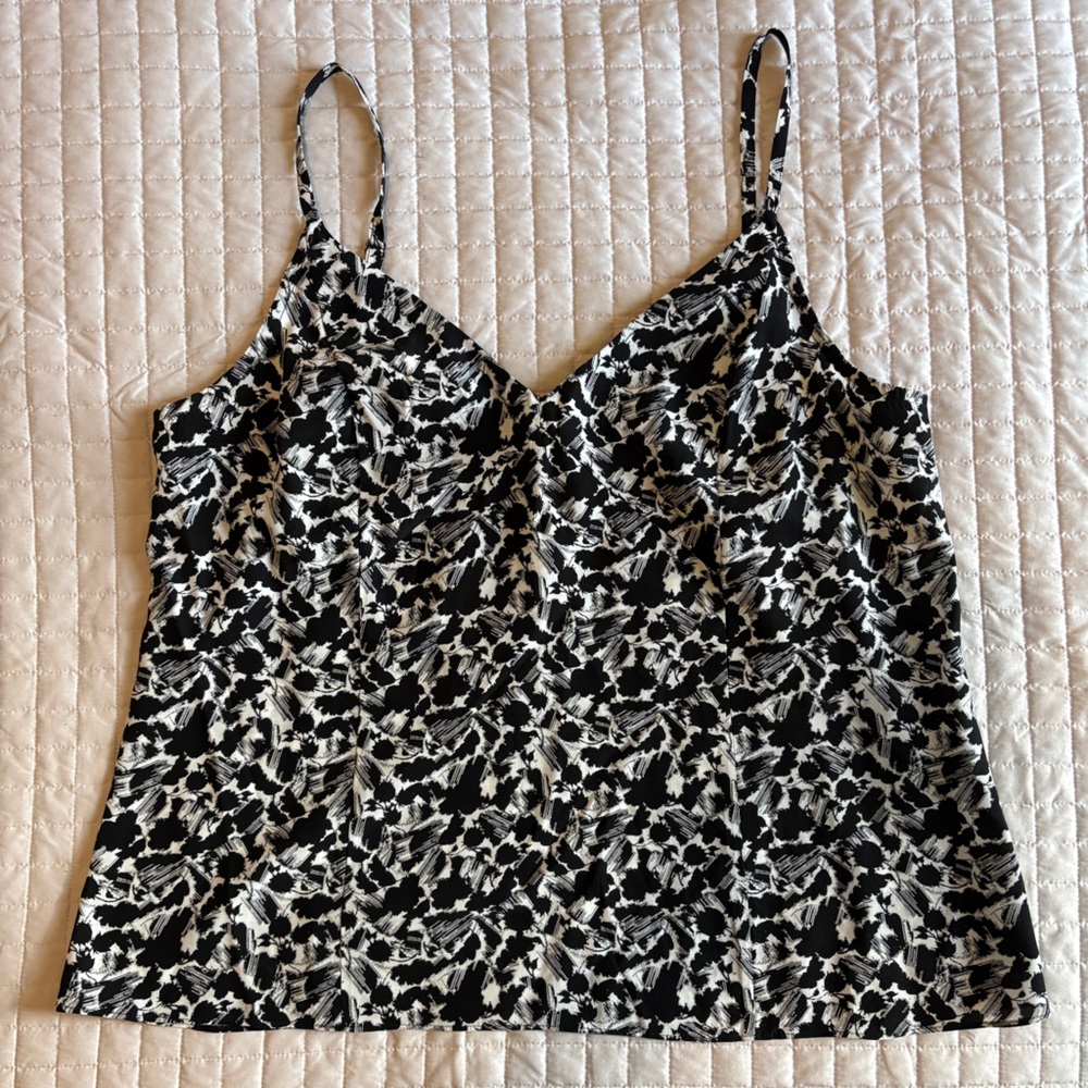 EUC Madewell V-Neck Cami in Floral Crepe